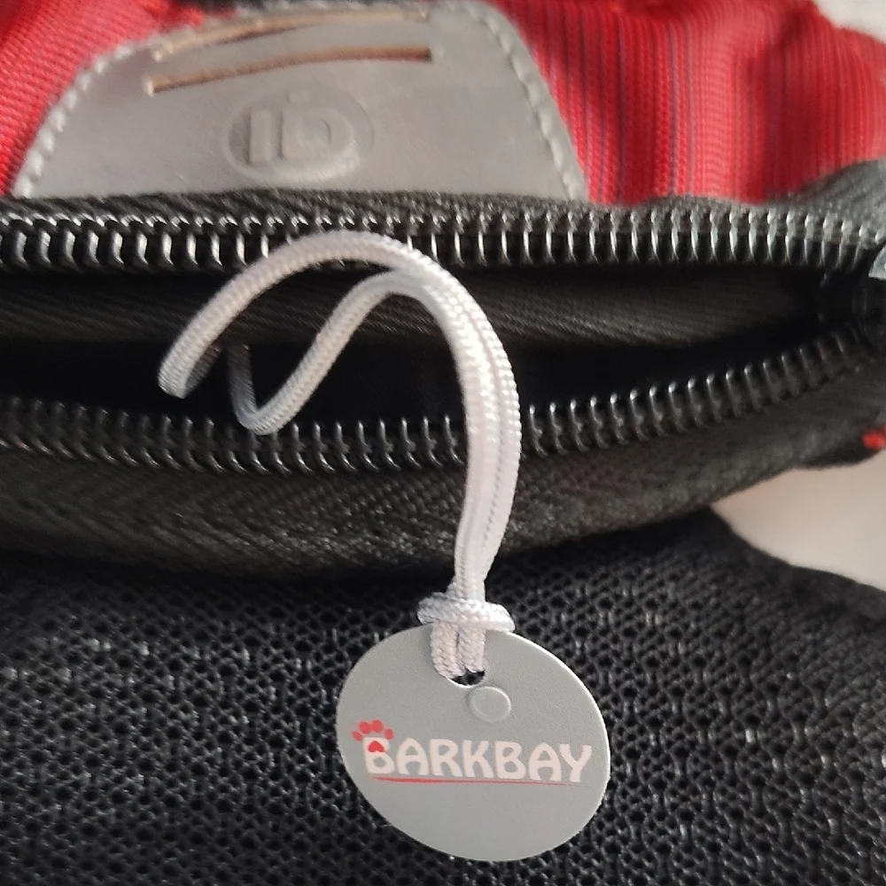 Barkbay Medium Red Dog No Pull Harness with Secure Fit